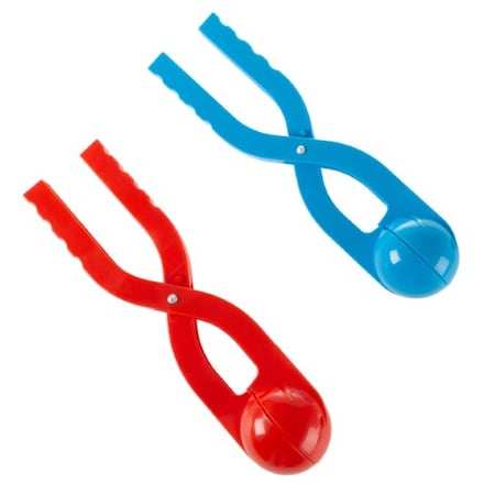 Toy Time Snowball Maker Tool with Handle, Fun Winter Outdoor Activities, for Kids and Adults (Set of 2) 767939YSW